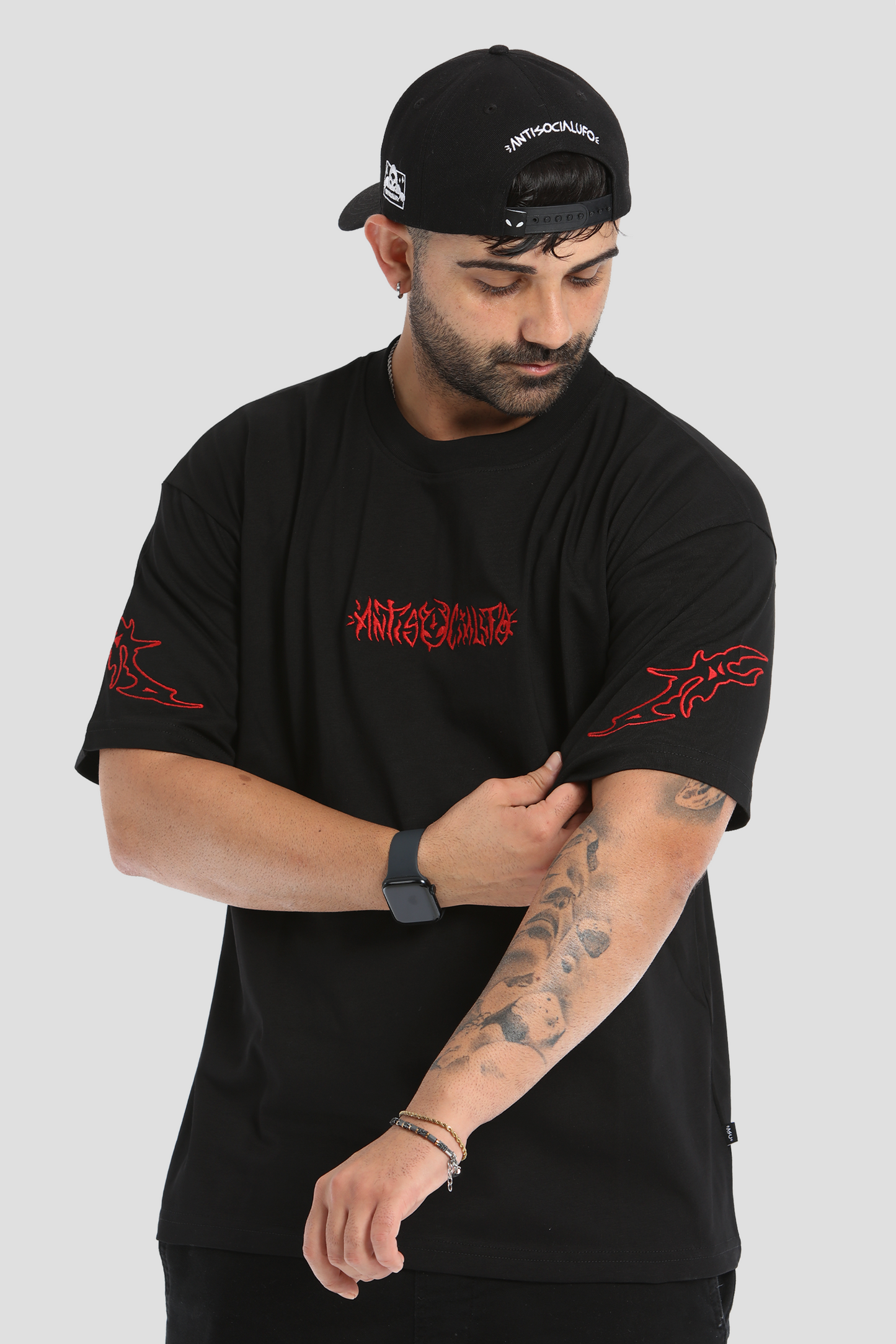 DEMON BLACK OVERSIZE TEE