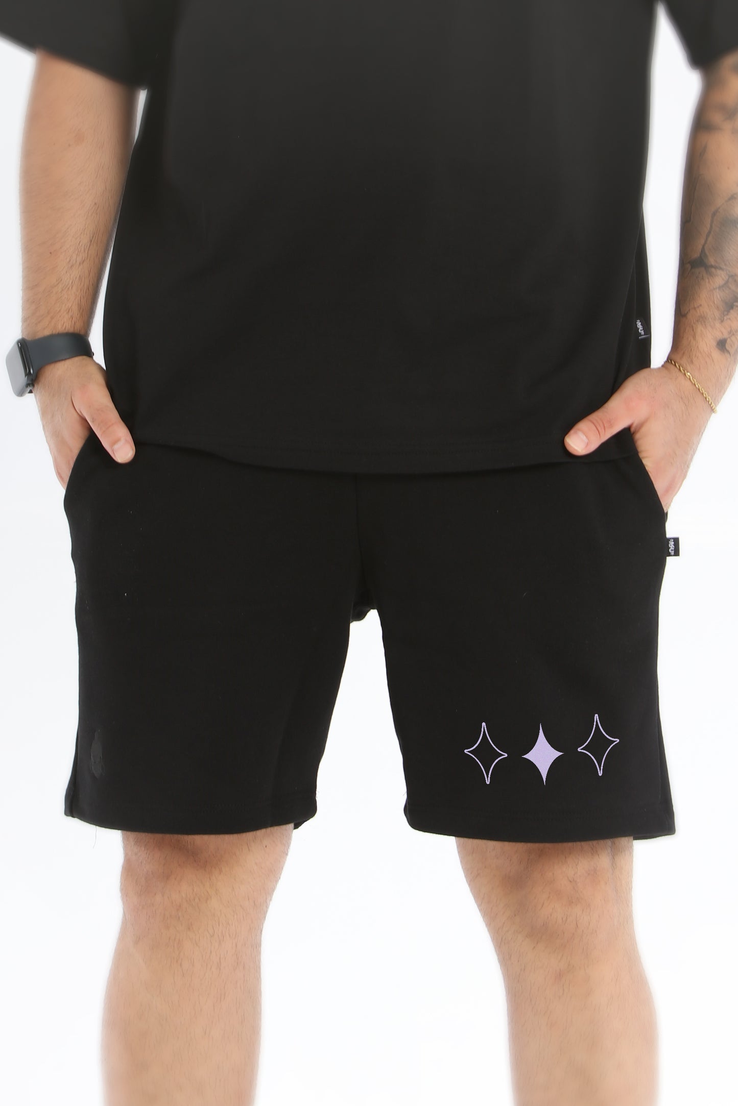 DIAMOND SHORTS BLACK