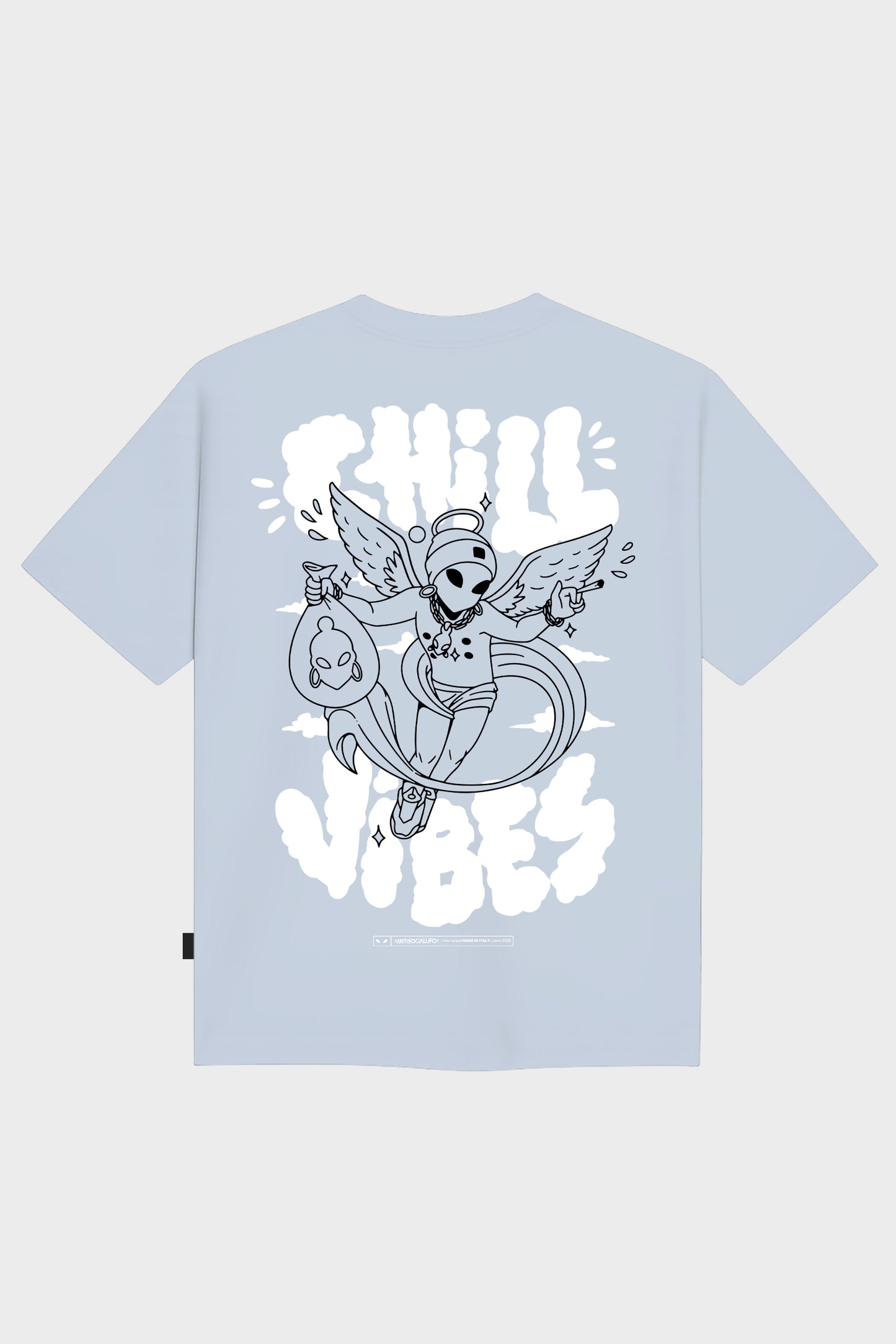 UFFO ANGEL CHILL OVERSIZE T-SHIRT CELESTE