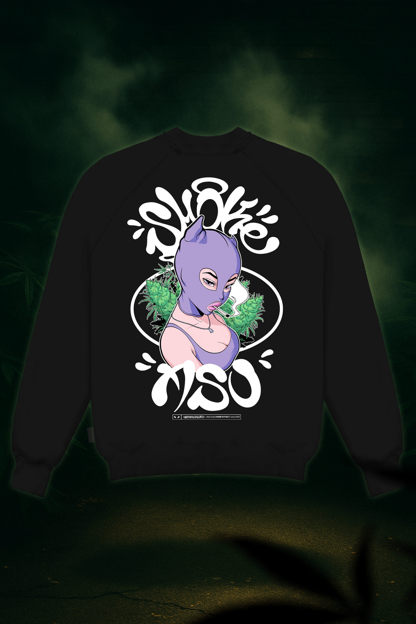 BALACLAVA CREWNECK NERA