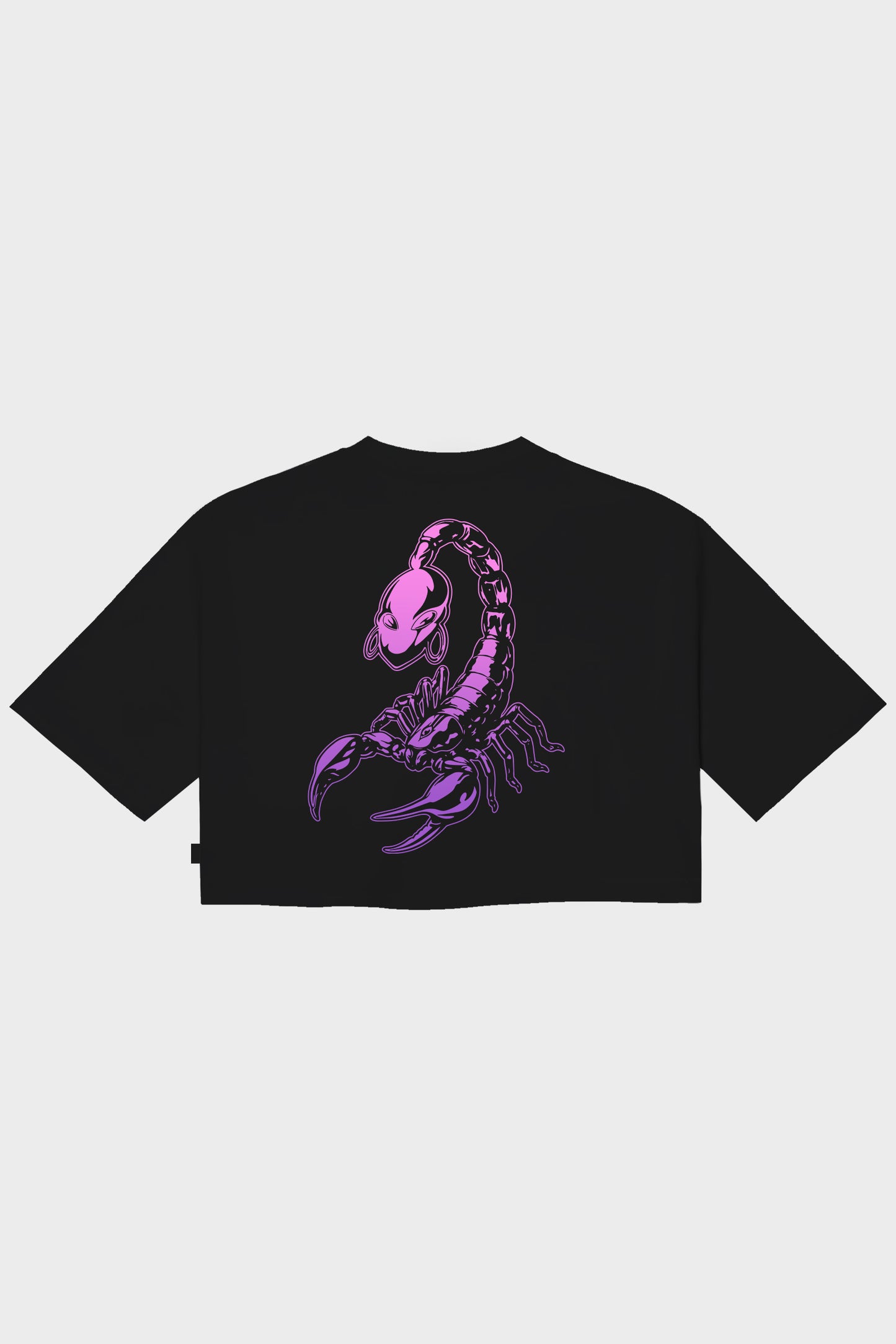 SCORPION CROP TOP NERO