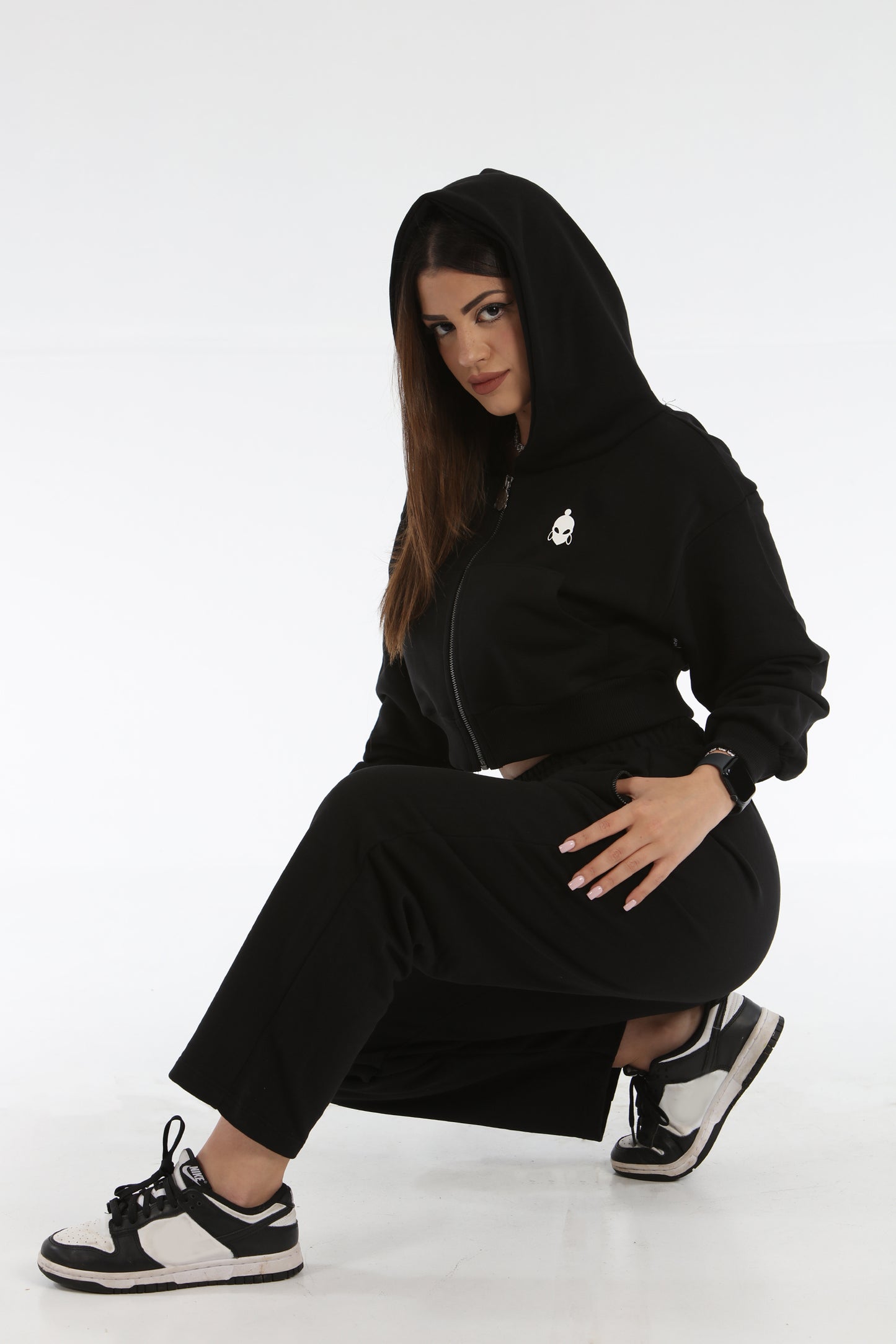 CROP HOODIE LOGO