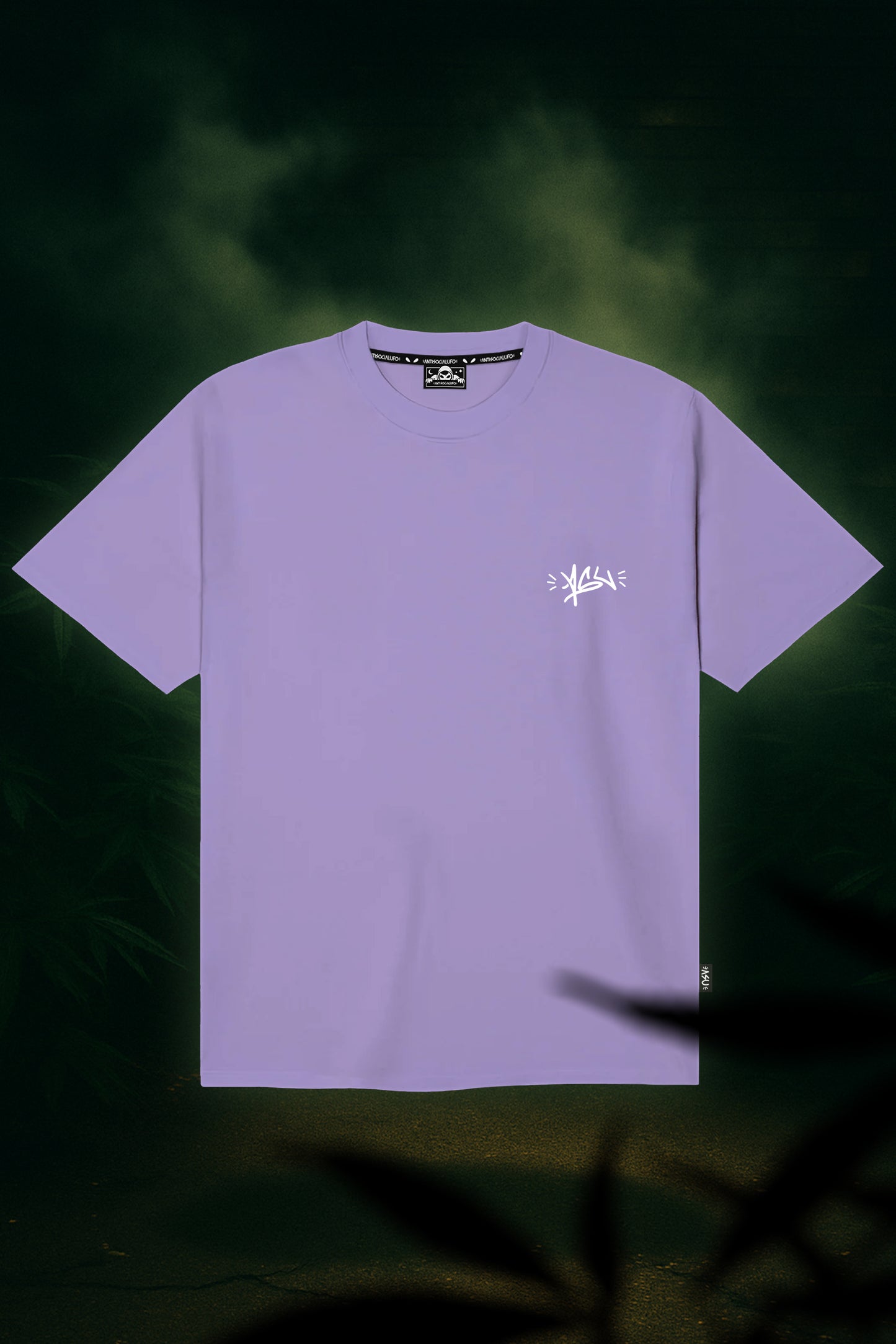 BALACLAVA OVERSIZE T-SHIRT LILAC
