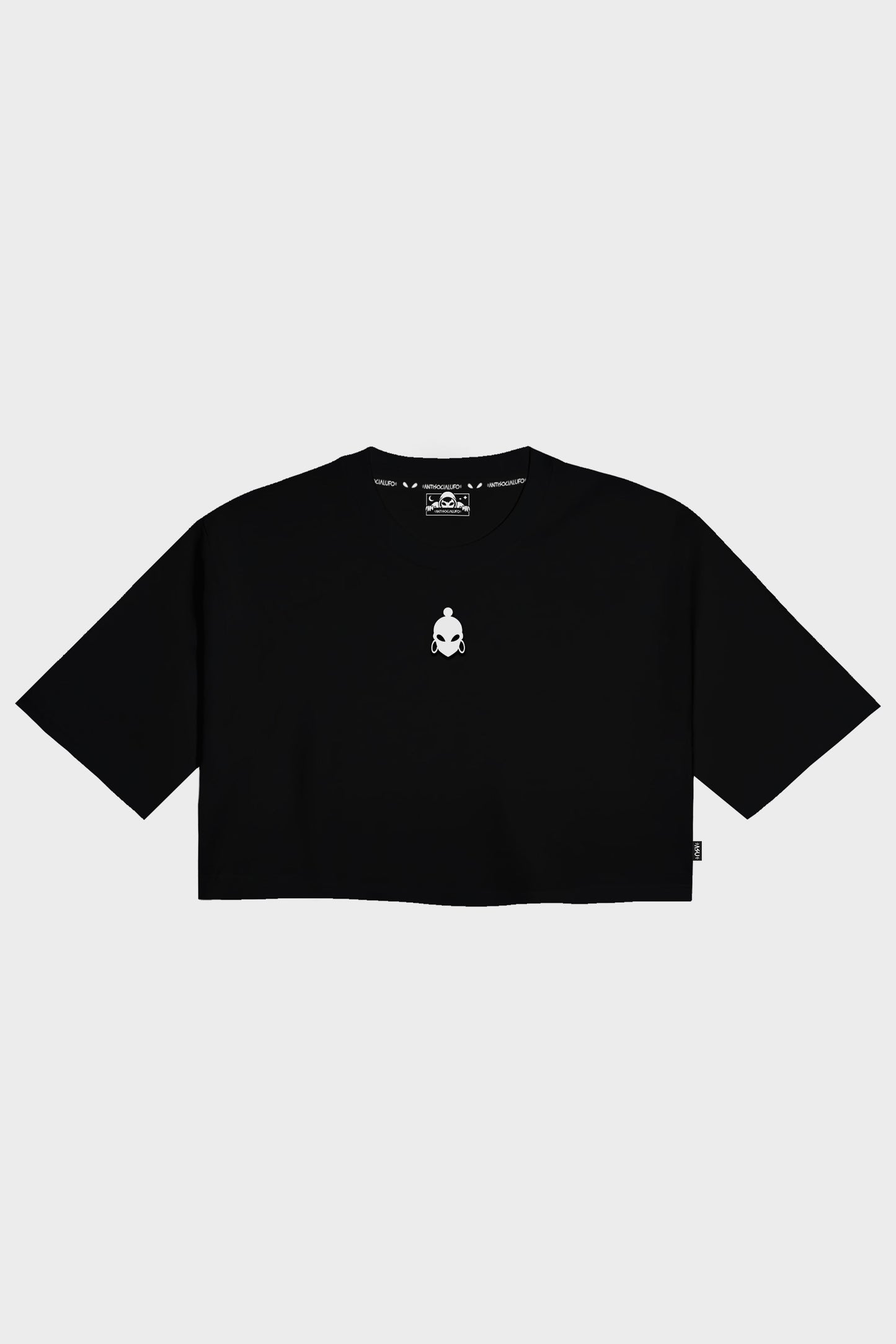CROP TOP BASIC NERO