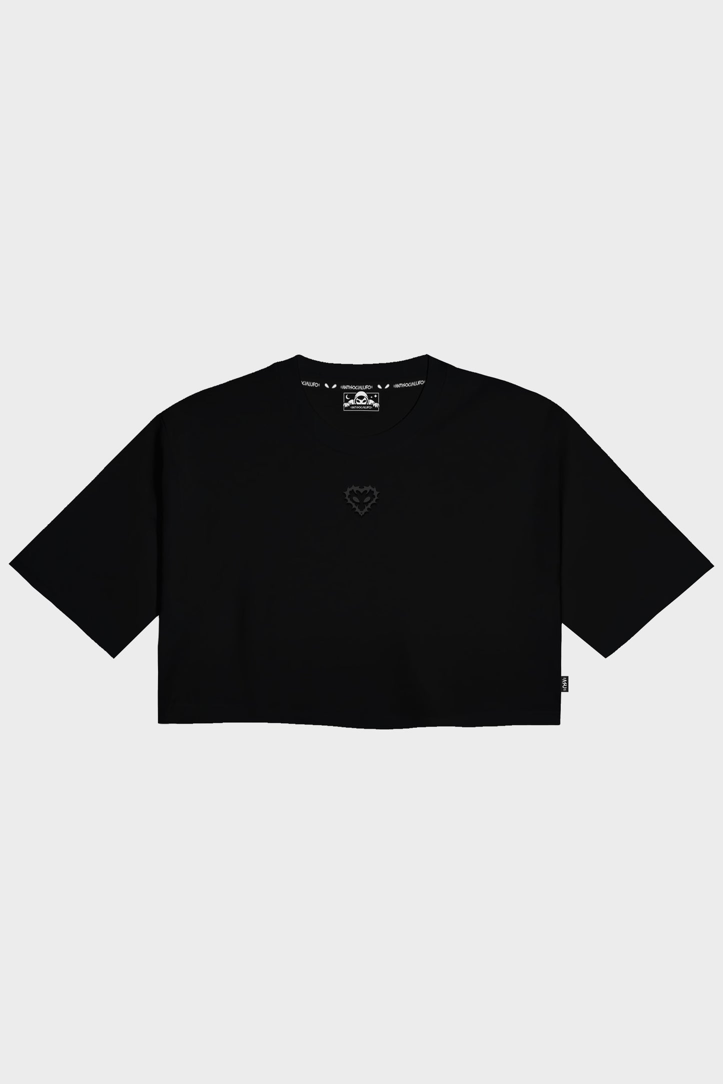 CROP TOP ROSE BLACK