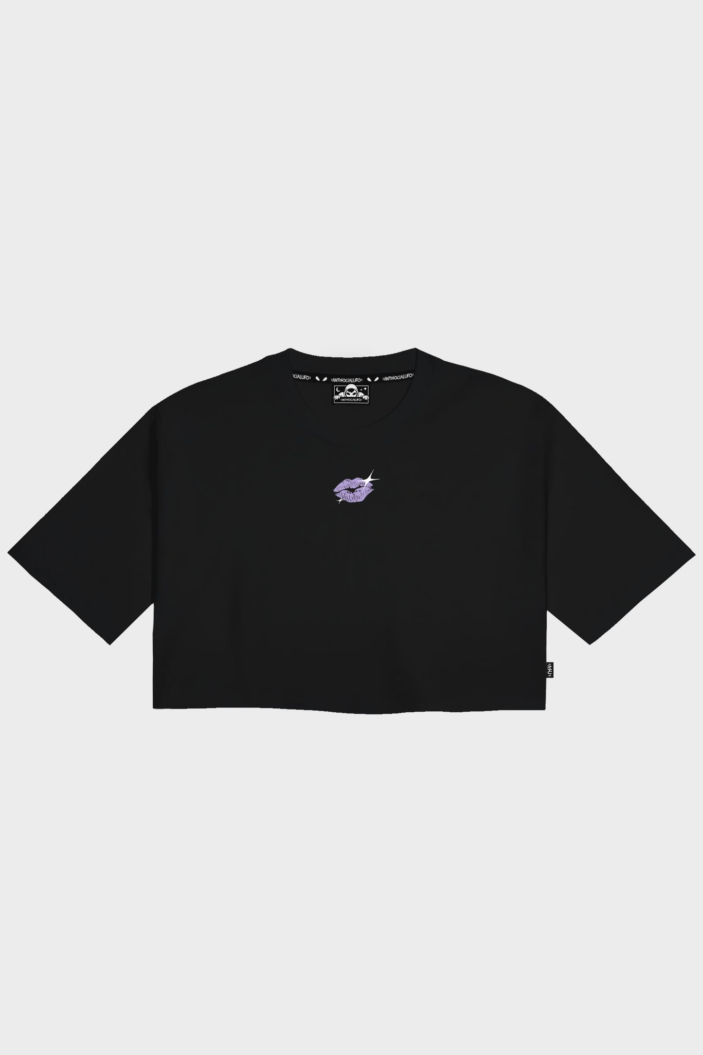 HOT GIRLS CROP TOP NERO