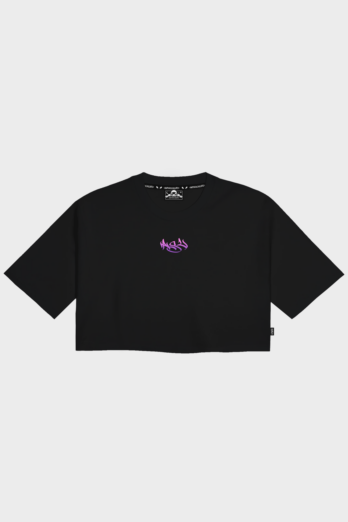 SCORPION CROP TOP NERO