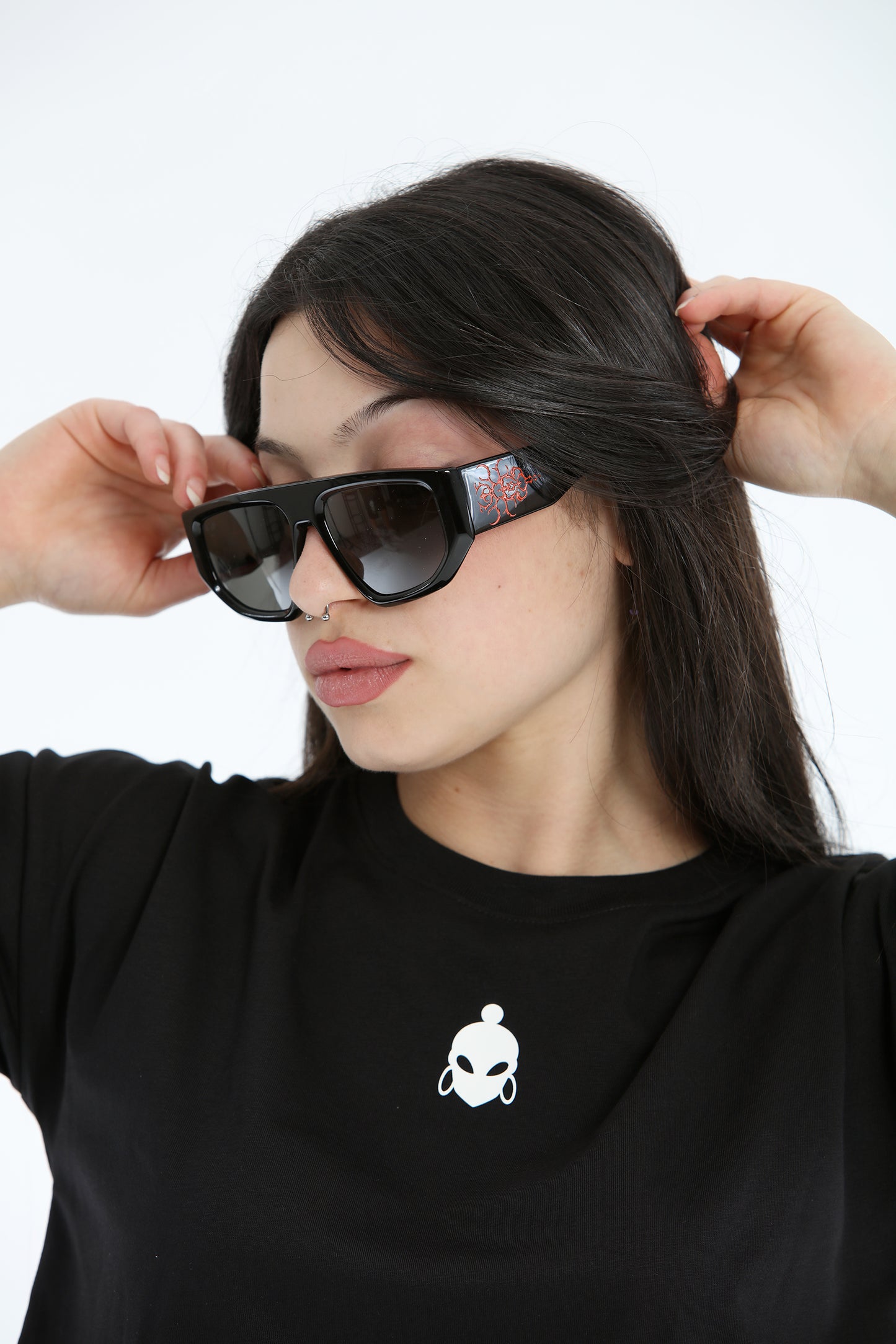 CROP TOP BASIC NERO