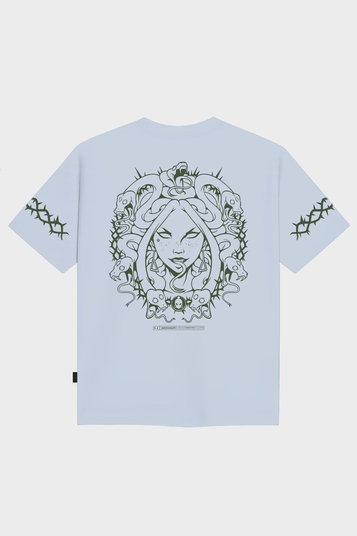 MEDUSA OVERSIZE CELESTE T-SHIRT