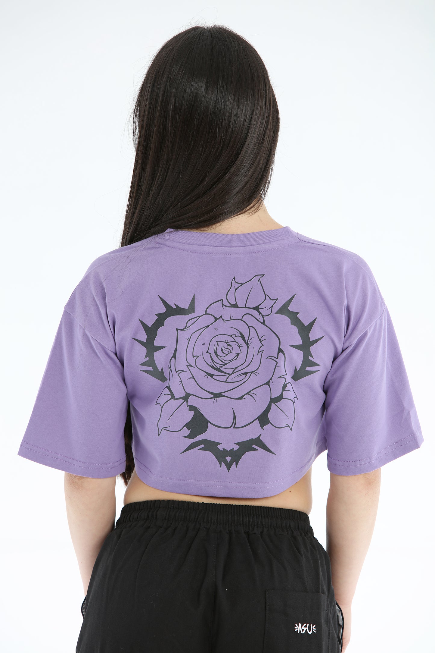 CROP TOP ROSE LILLA