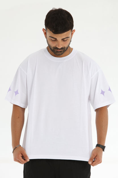 TIGER OVERSIZE WHITE T-SHIRT