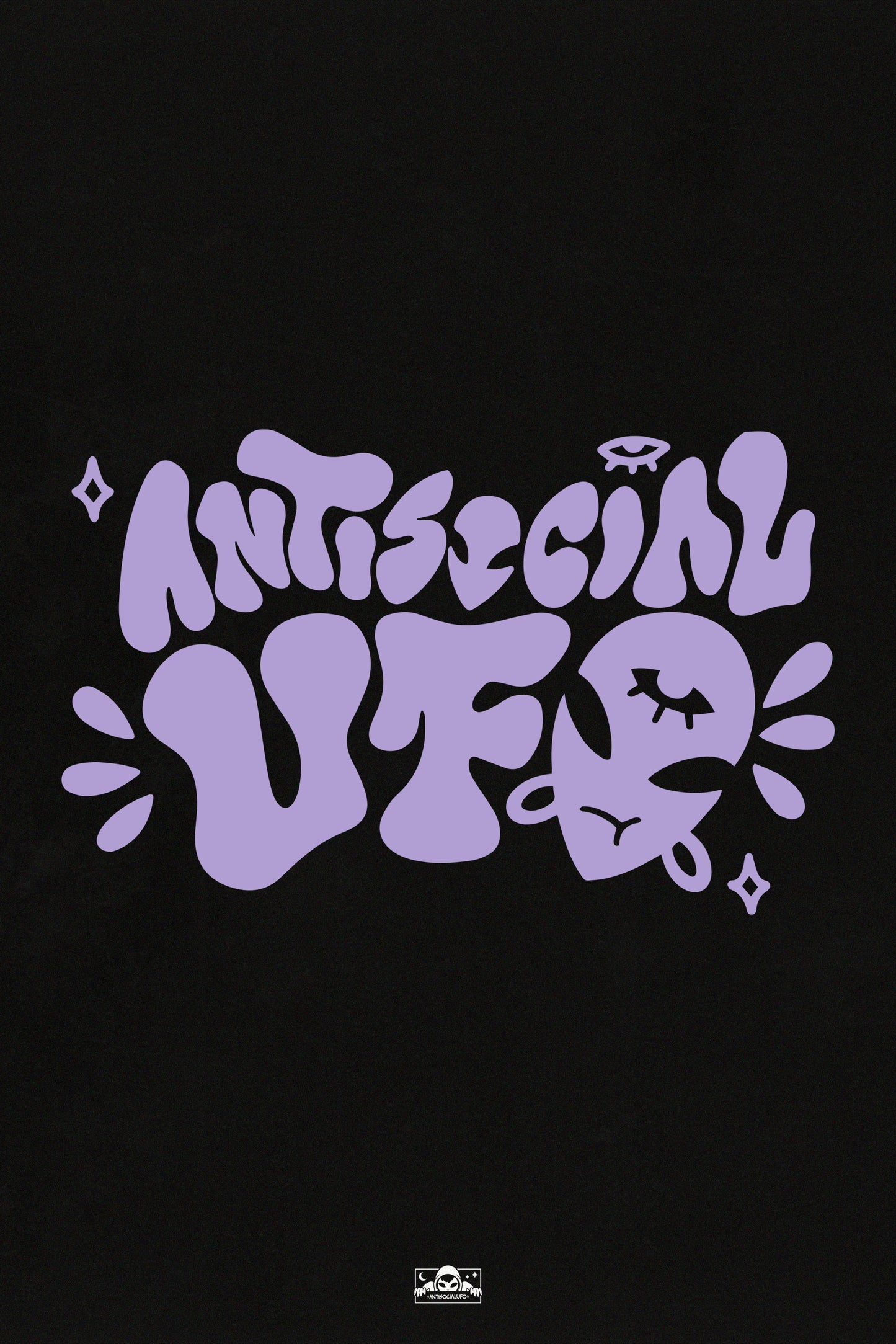 ANTISOCIALUFO SHORTS GIRL BLACK