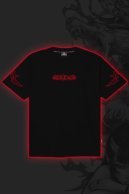 DEMON BLACK OVERSIZE TEE