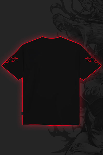 DEMON BLACK OVERSIZE TEE