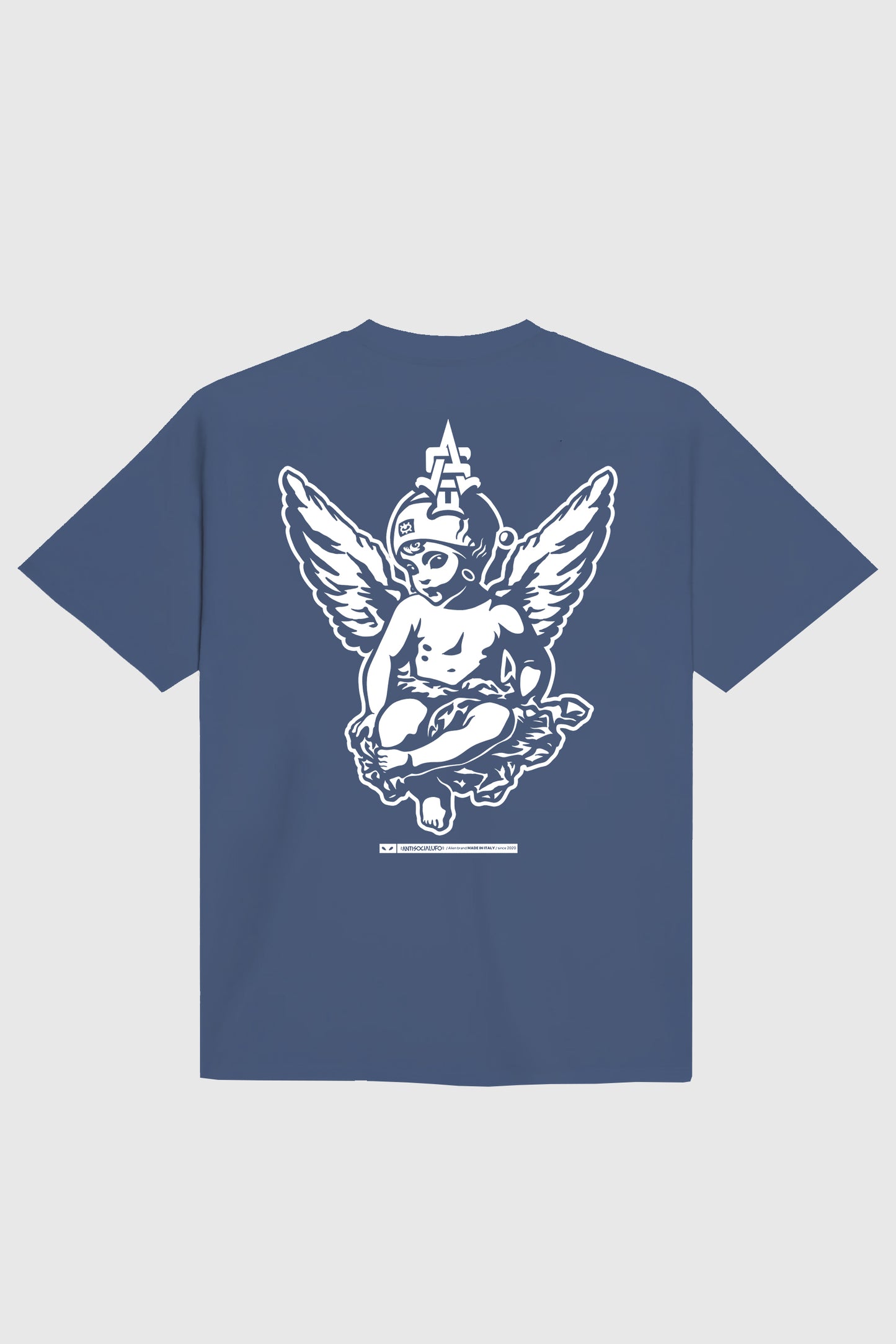 ANGEL STATUE OVERSIZE T-SHIRT BLACK