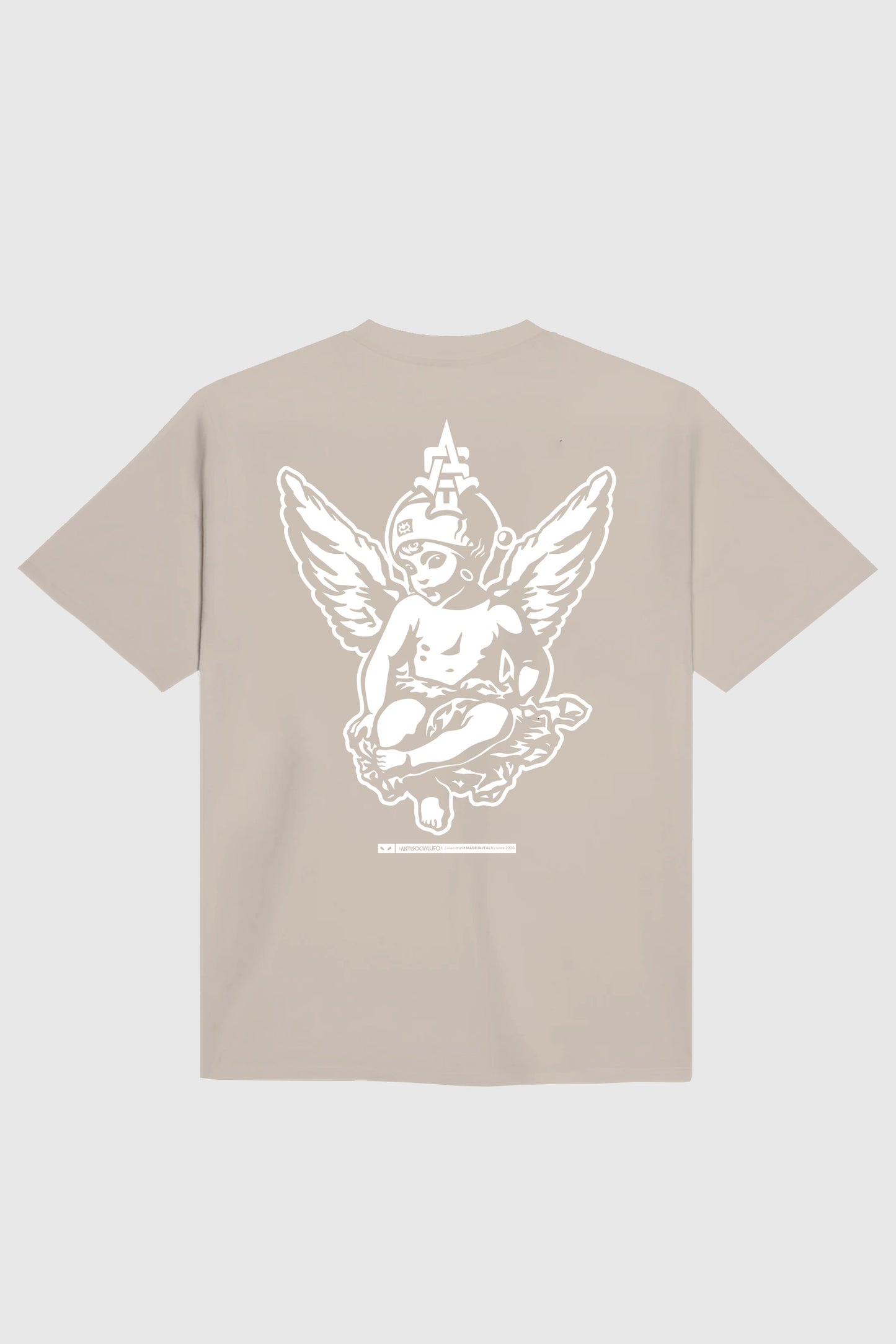 ANGEL STATUE OVERSIZE T-SHIRT BLACK