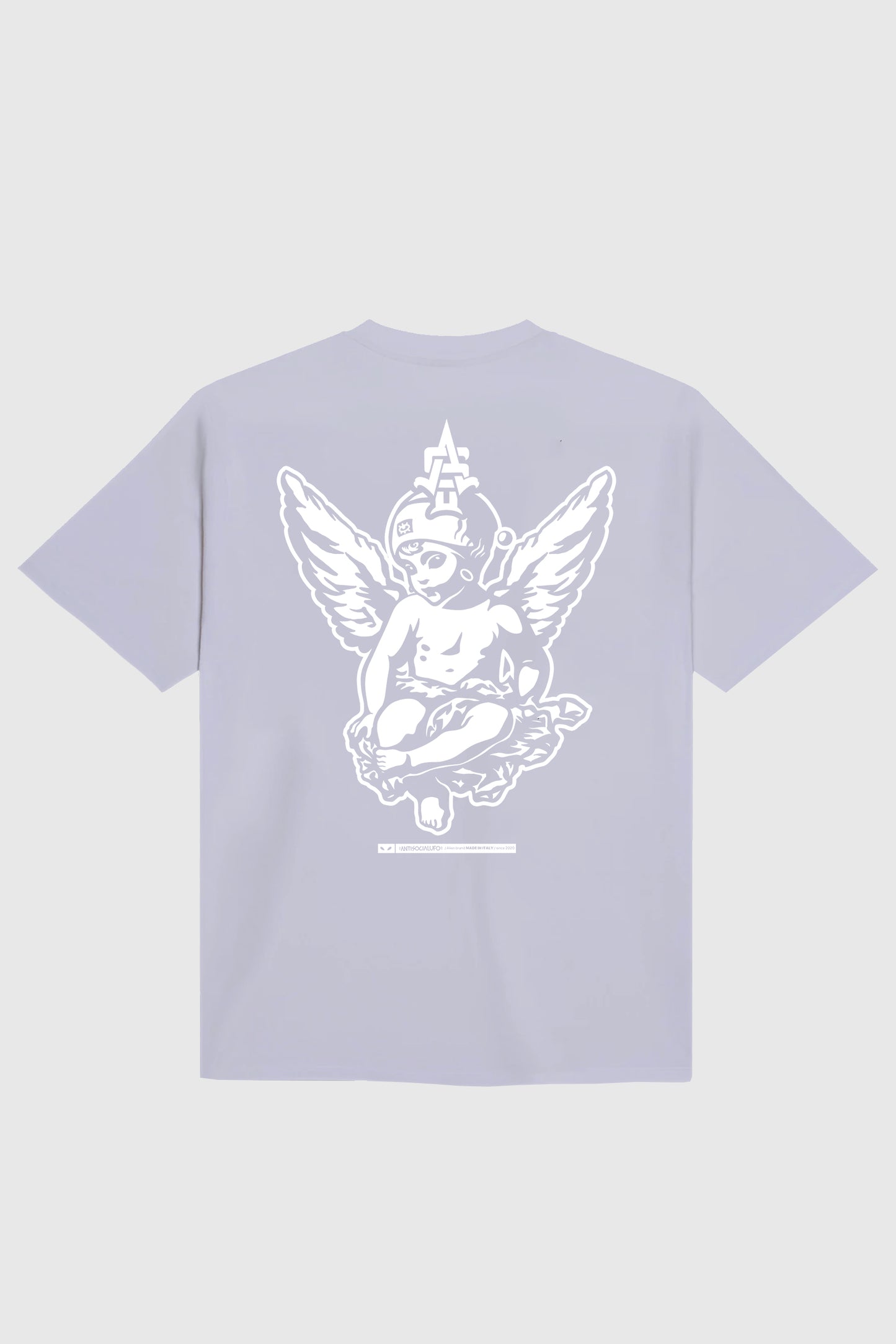 ANGEL STATUE OVERSIZE T-SHIRT BLACK