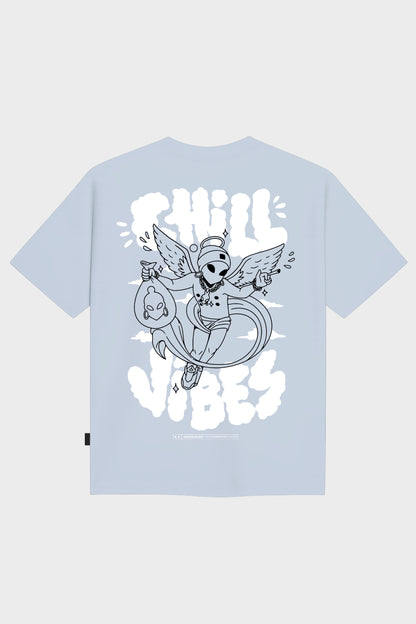 UFFO ANGEL CHILL OVERSIZE T-SHIRT CELESTE
