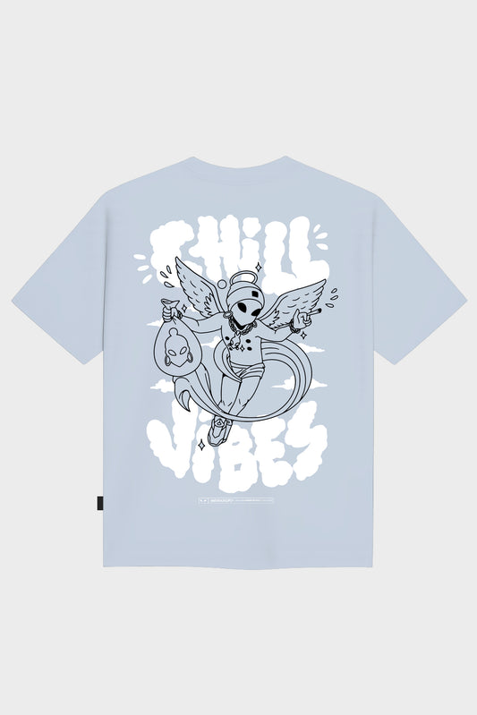 UFFO ANGEL CHILL OVERSIZE T-SHIRT CELESTE