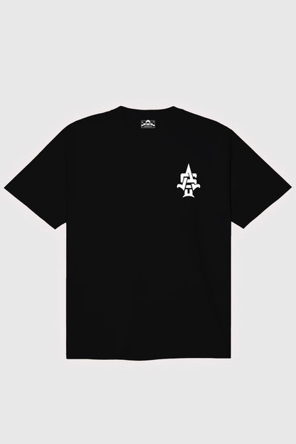 ANGEL STATUE OVERSIZE T-SHIRT BLACK