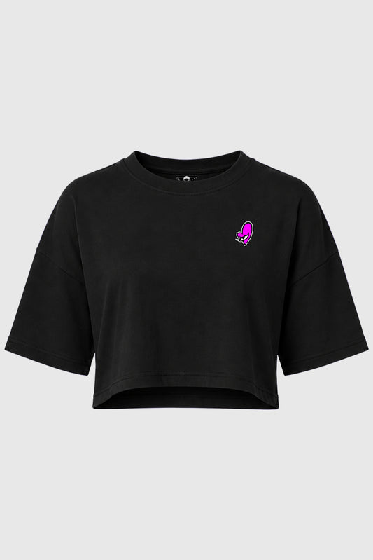 CROP TOP BLACK EYE IN LOVE