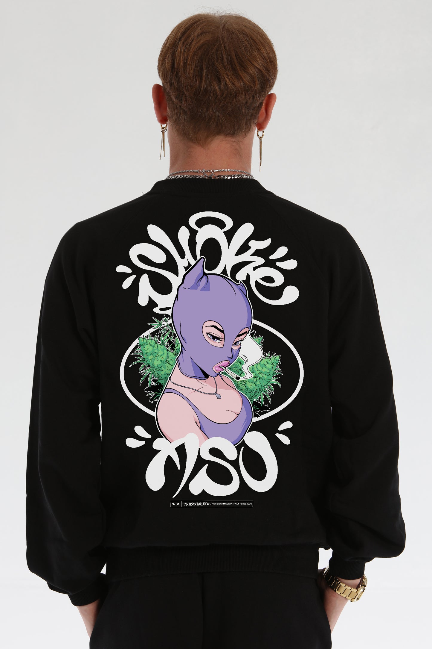 BALACLAVA CREWNECK NERA