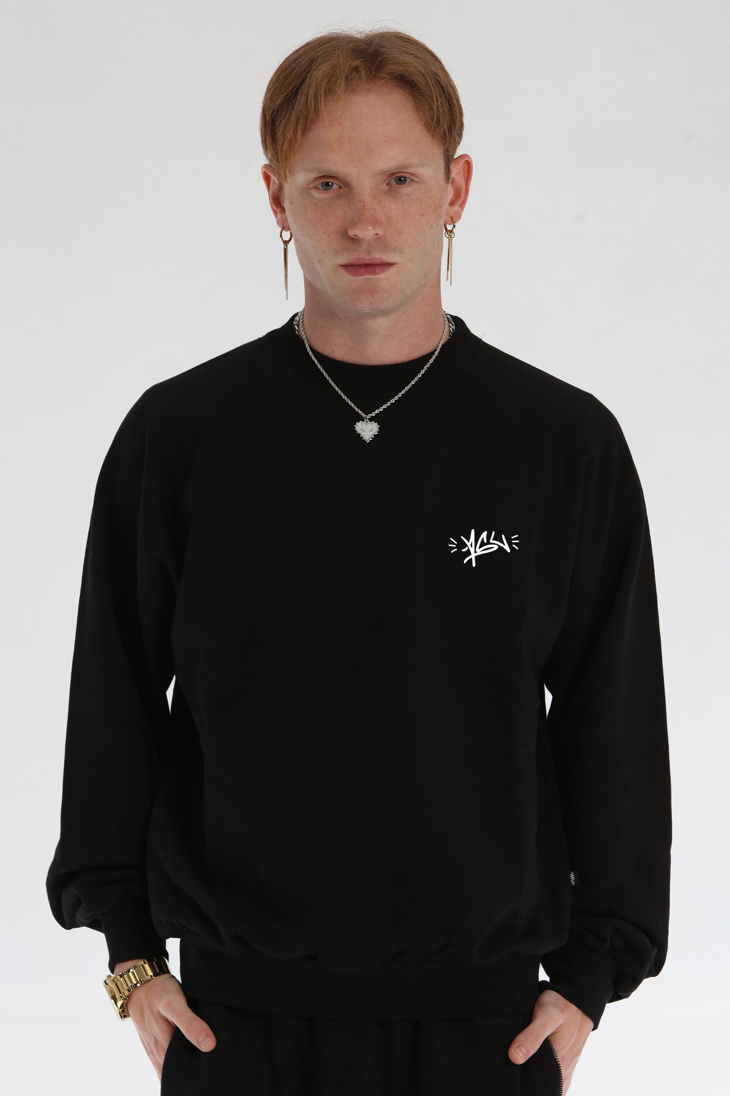 BALACLAVA CREWNECK NERA