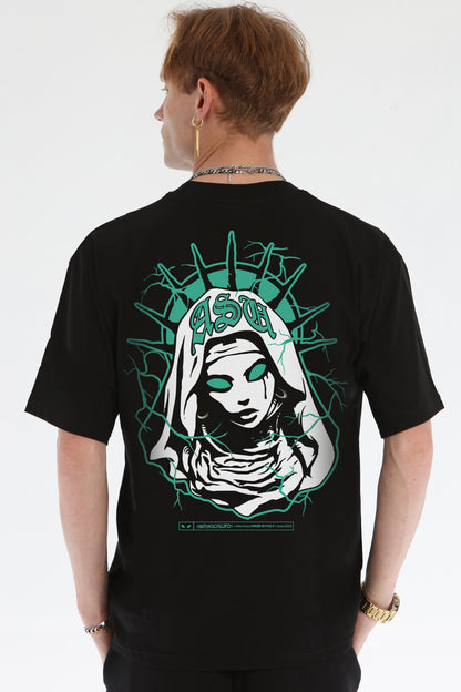 MARY OVERSIZE T-SHIRT BLACK