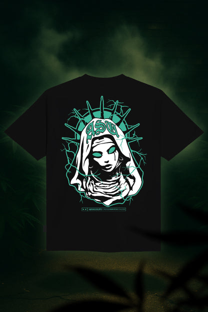MARY OVERSIZE T-SHIRT BLACK
