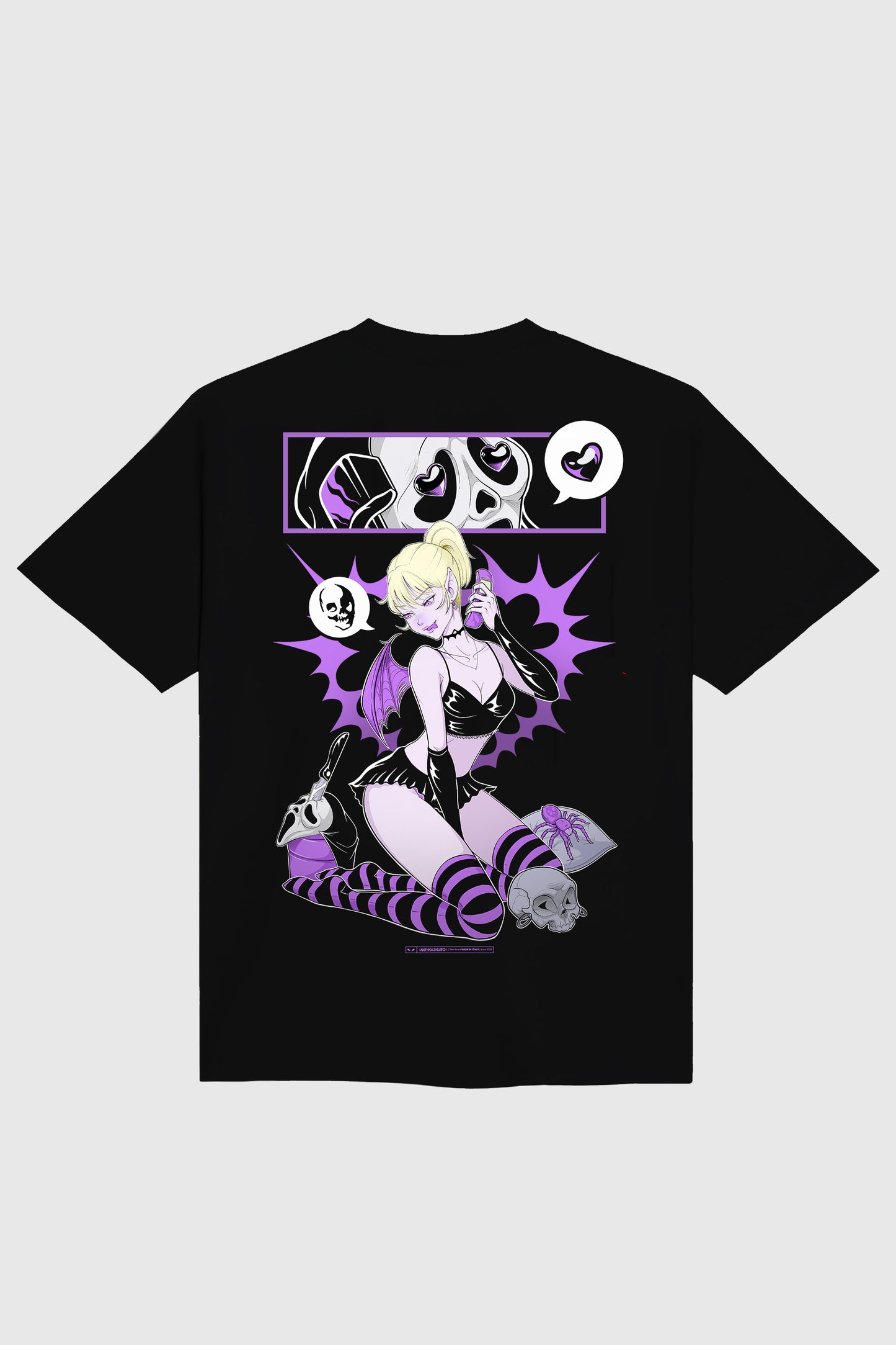 SCREAM BLACK OVER T-SHIRT