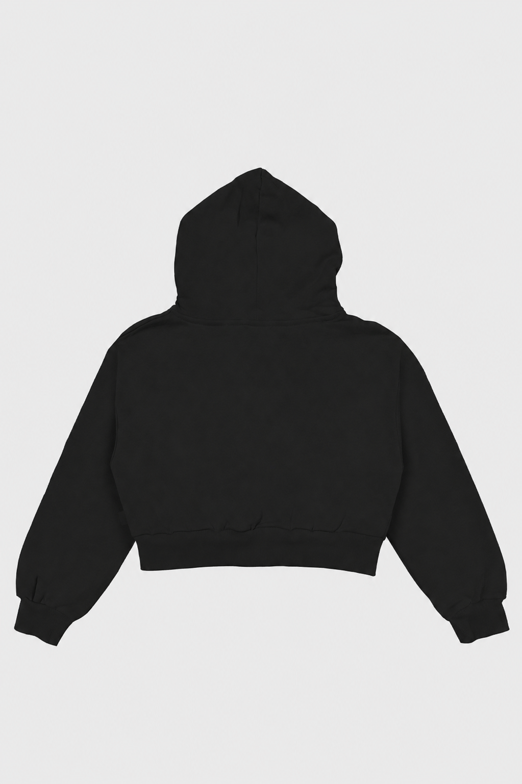 CROP HOODIE LOGO MINIMAL