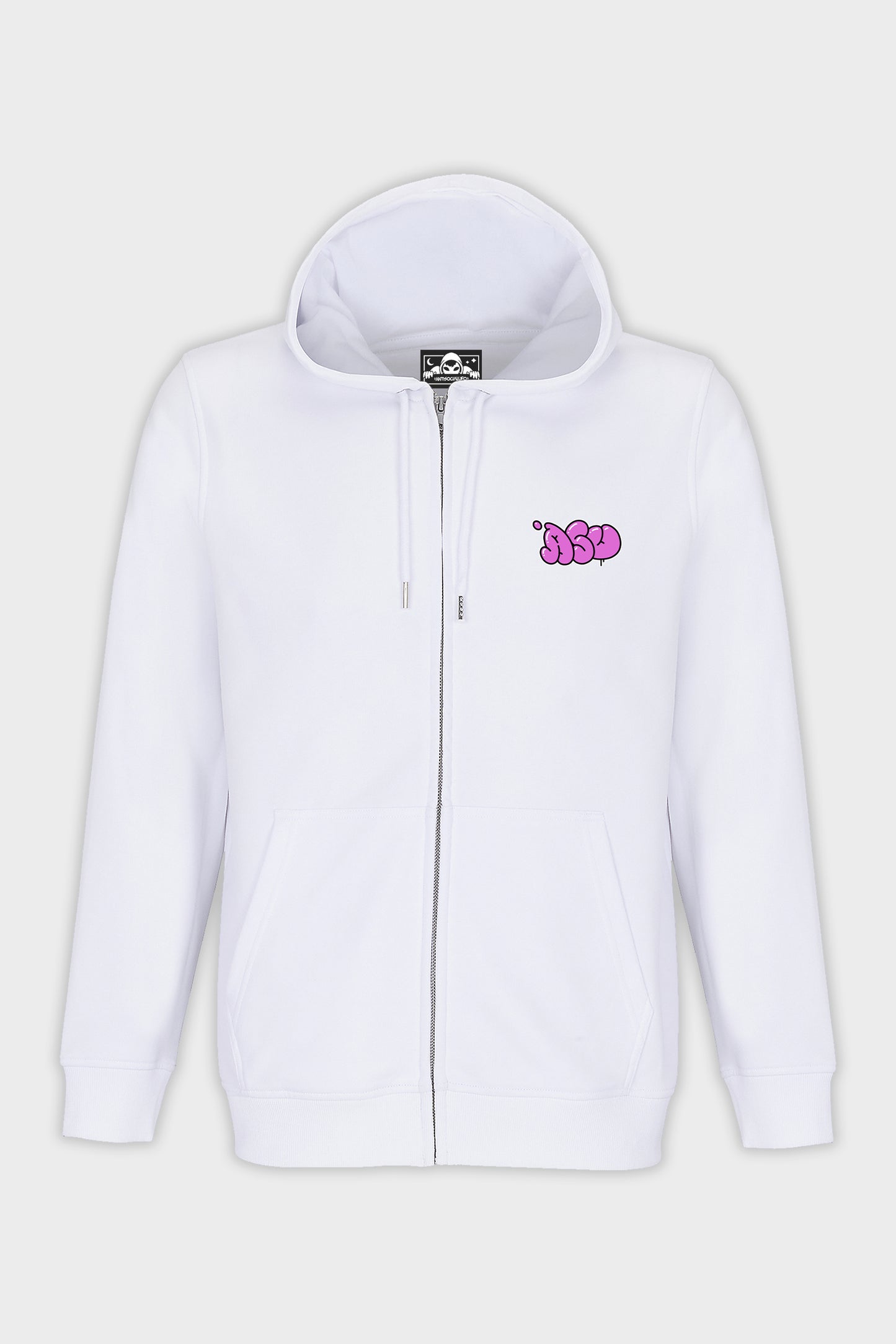 HOODIE ZIP SWEETIE WHITE