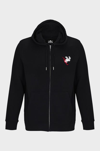 HOODIE ZIP ONI BLACK