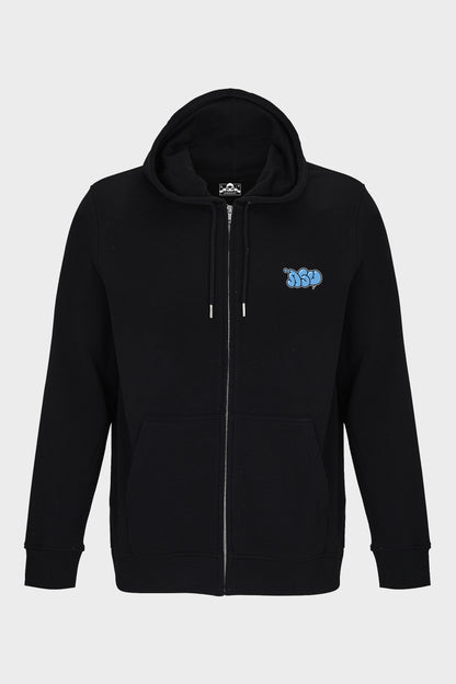 HOODIE ZIP CRAZY BLACK