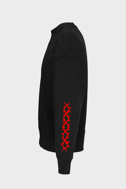 CREWNECK BLACK MEDUSA II