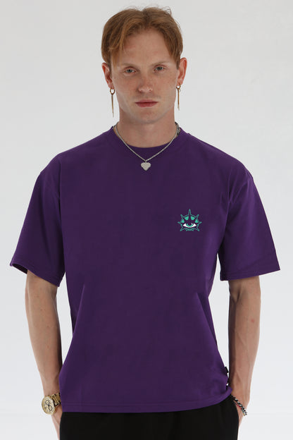 MARY OVERSIZE T-SHIRT PURPLE