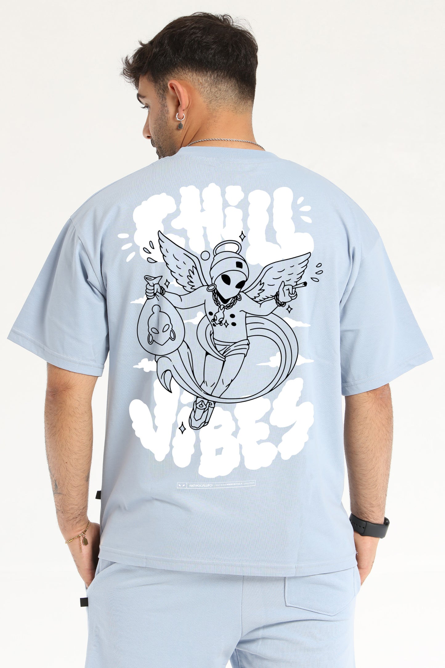 UFFO ANGEL CHILL OVERSIZE T-SHIRT CELESTE