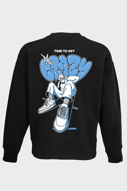 CREWNECK BLACK CRAZY