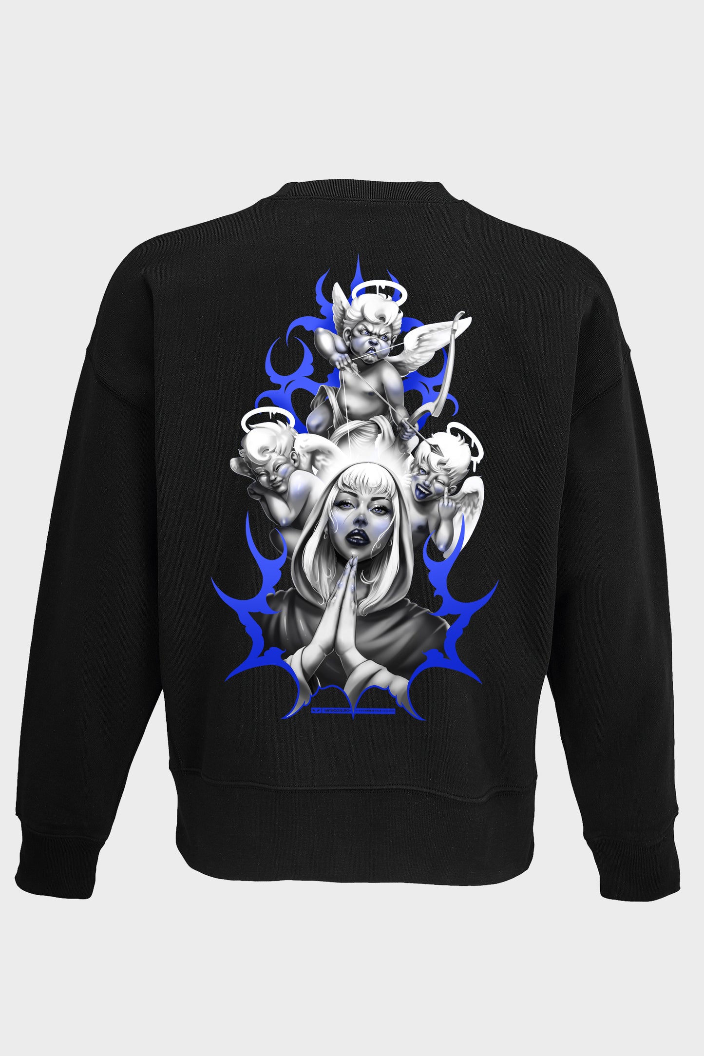 CREWNECK BLACK BLESSED