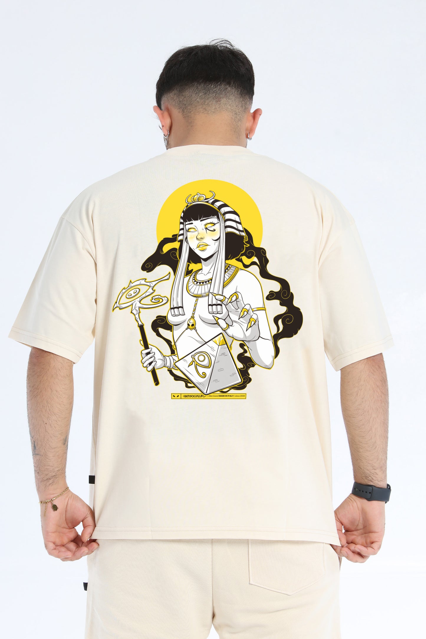 LILY EGIPT OVERSIZE NOCCIOLA T-SHIRT