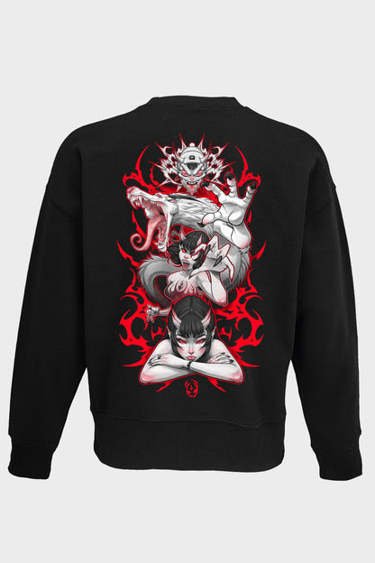 CREWNECK BLACK DEMON III