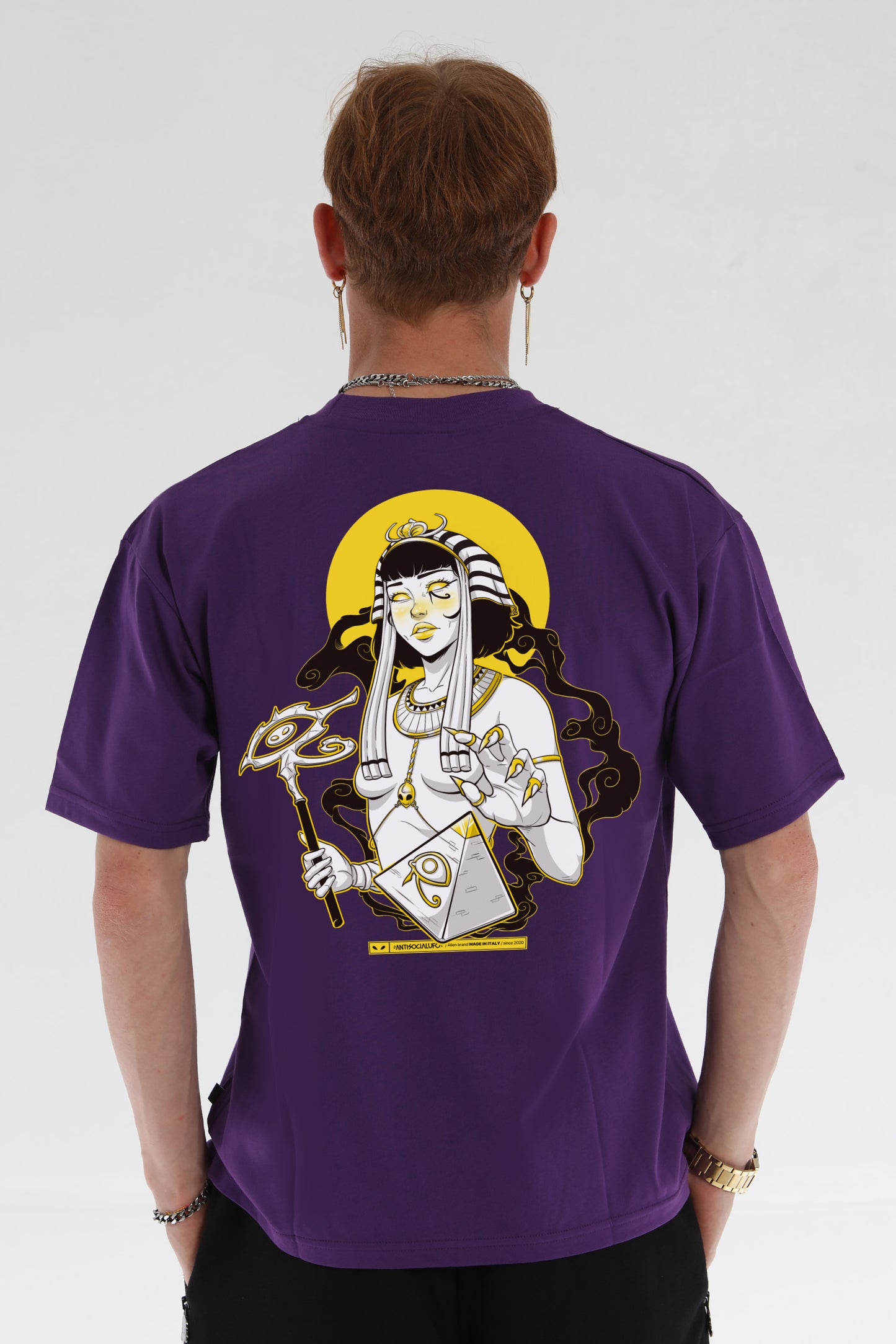 LILY EGIPT OVERSIZE VIOLA T-SHIRT