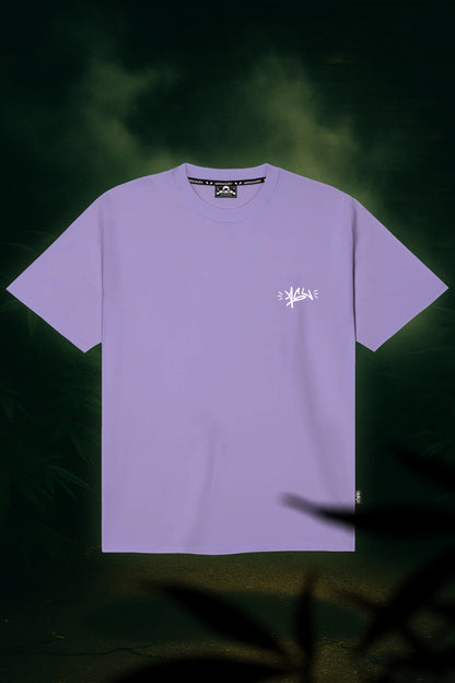 BALACLAVA OVERSIZE T-SHIRT LILAC