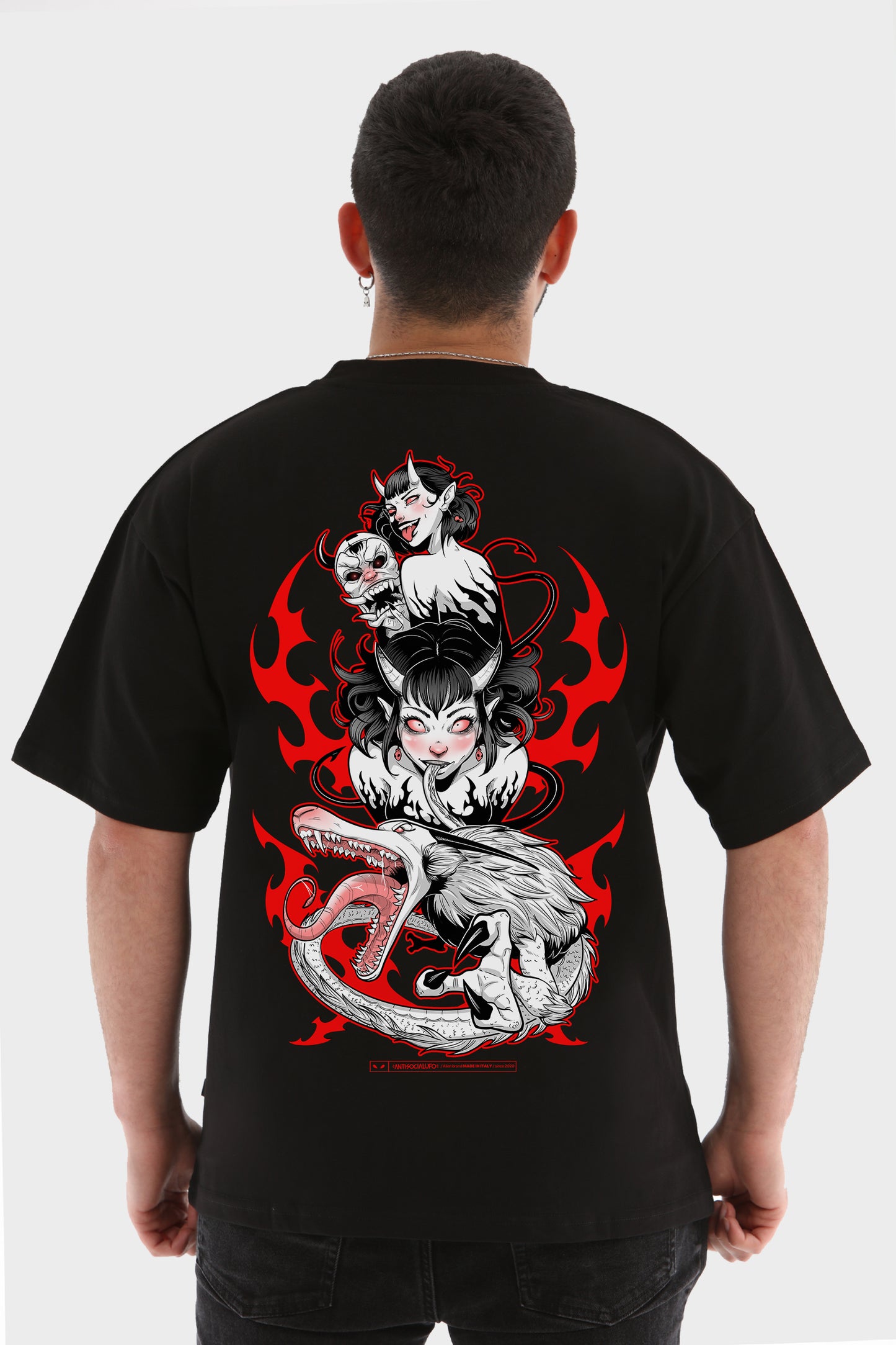 DEMON BLACK OVERSIZE T-SHIRT