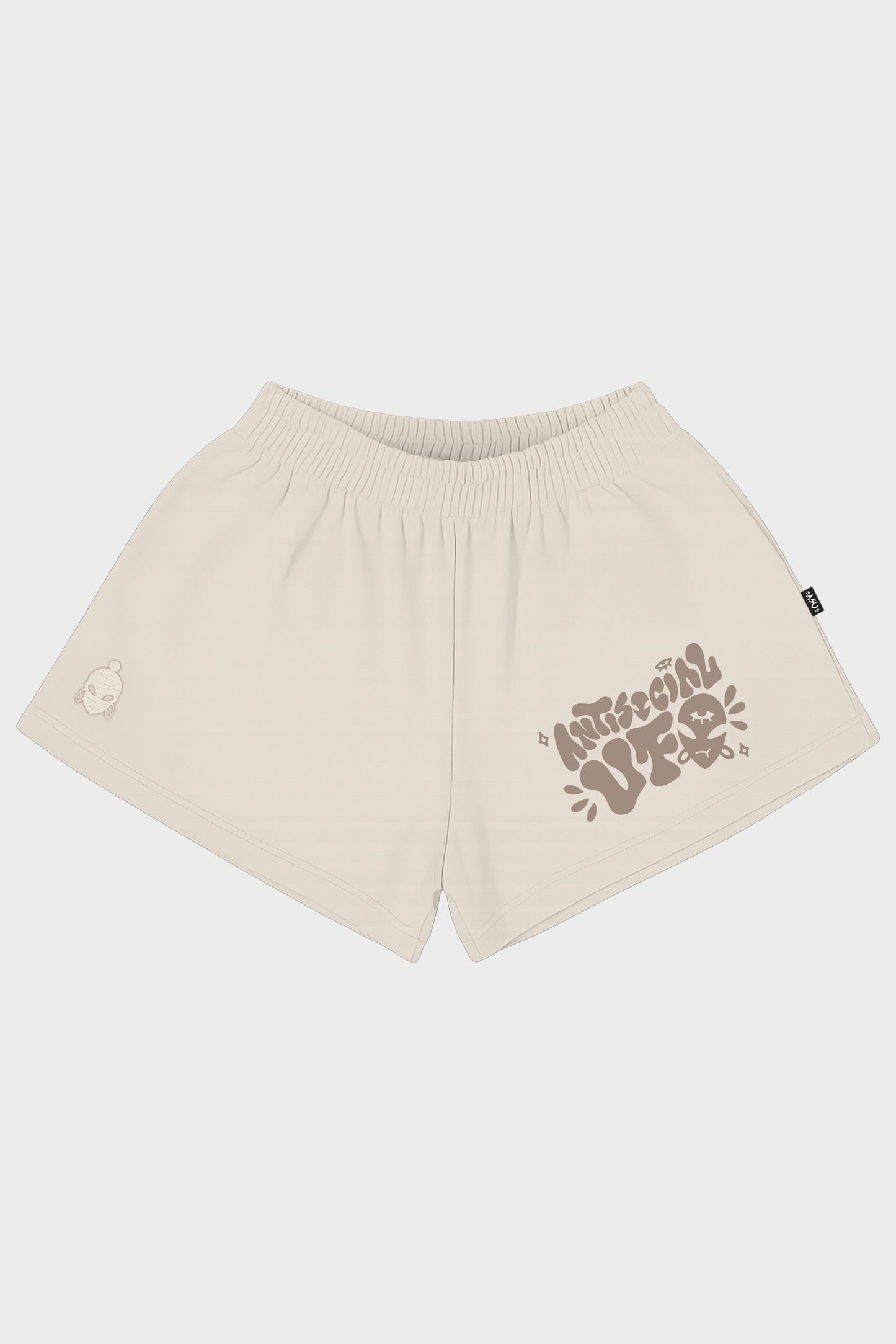 ANTISOCIALUFO SHORTS GIRL NOCCIOLA