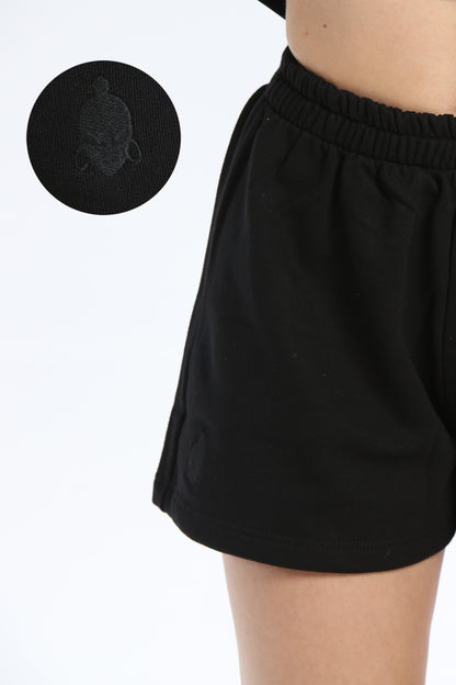 ANTISOCIALUFO SHORTS GIRL BLACK