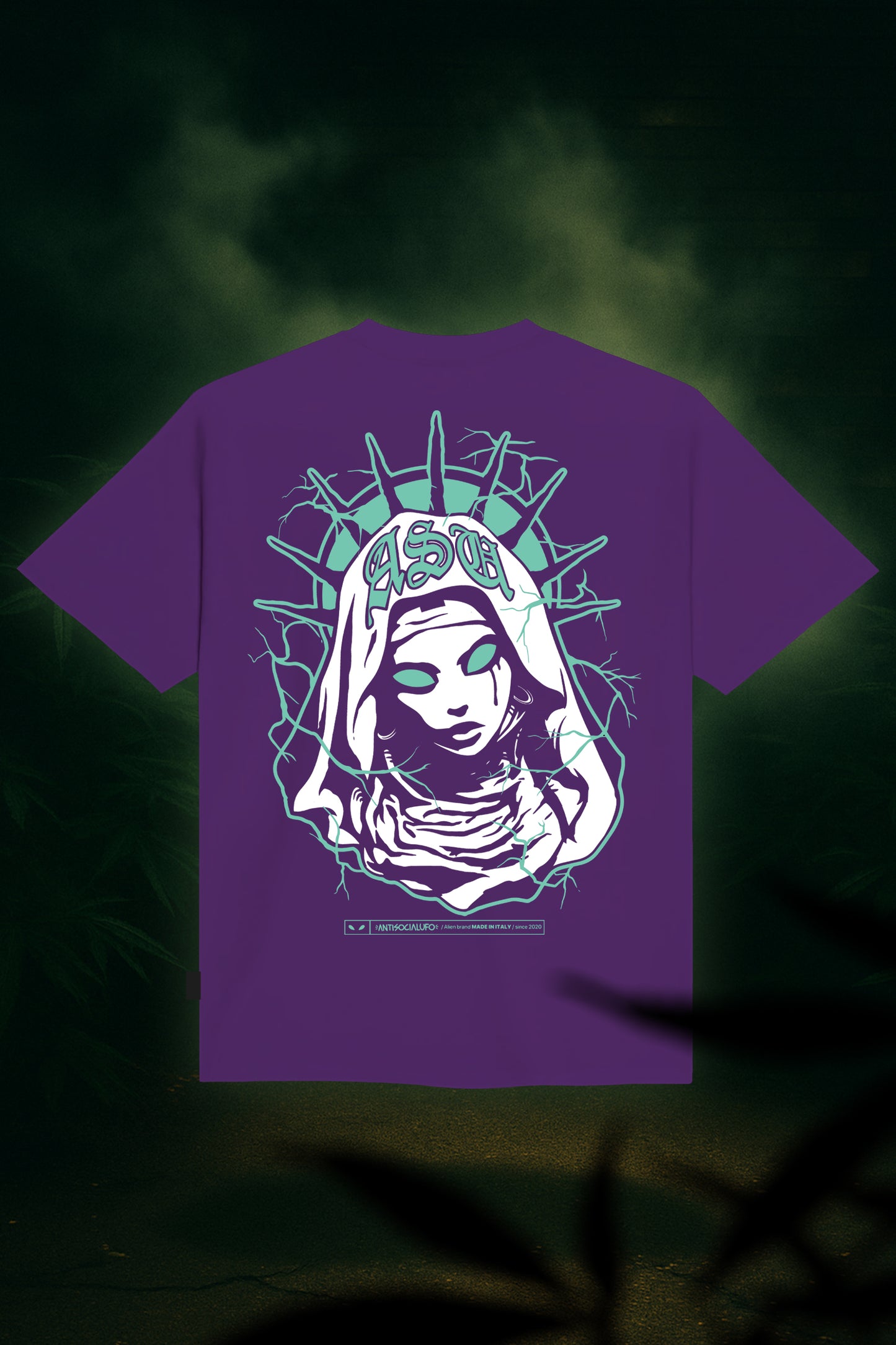 MARY OVERSIZE T-SHIRT PURPLE