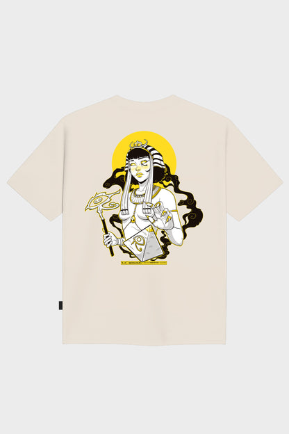 LILY EGIPT OVERSIZE NOCCIOLA T-SHIRT