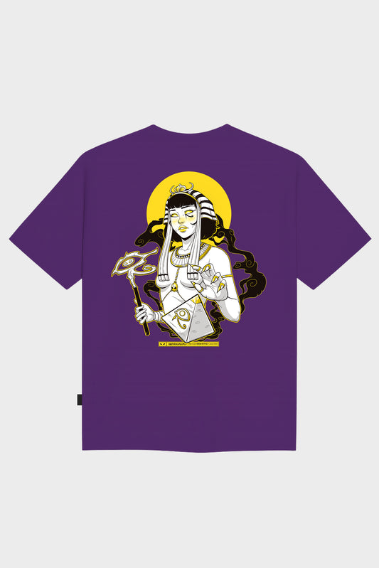 LILY EGIPT OVERSIZE VIOLA T-SHIRT