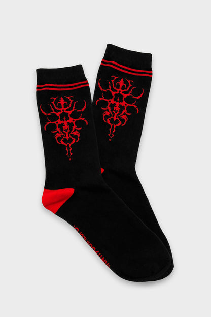 SPIDER BLACK SOCKS